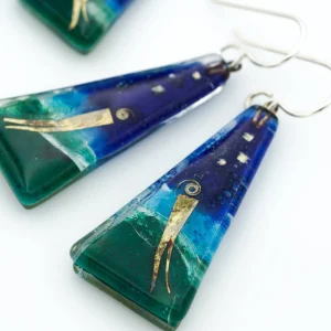 Afloat Triangle Earrings