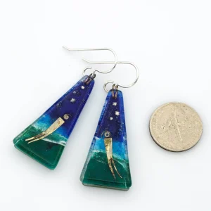 Afloat Triangle Earrings