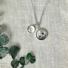 Best Mom Sterling Silver Charm Necklace