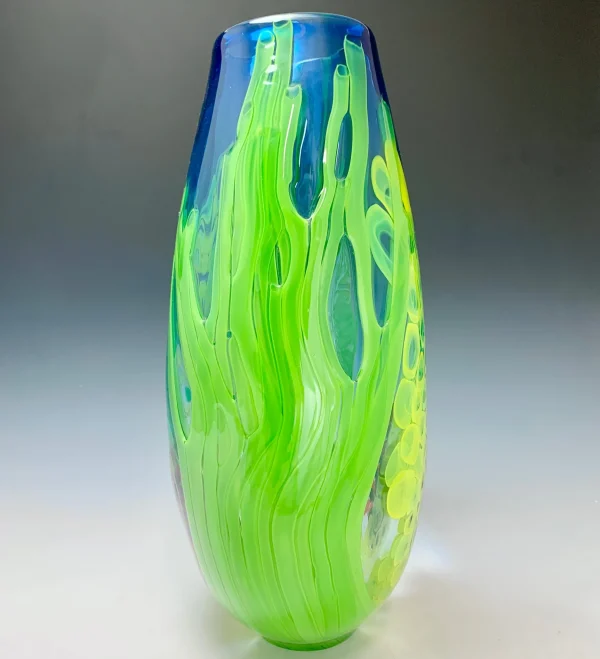 Blue Sea Scape Vase