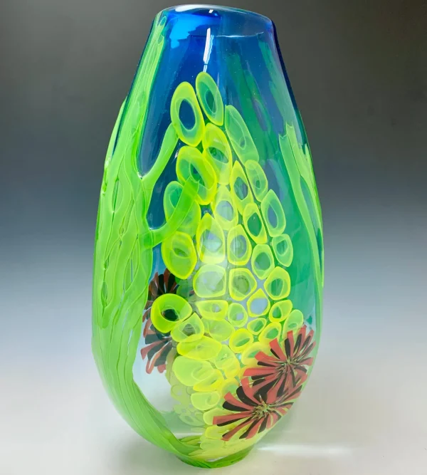 Blue Sea Scape Vase