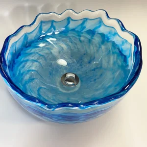 Cobalt Swirl Swedish Style Sink