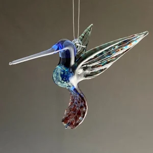 Colorful Glass Hummingbird