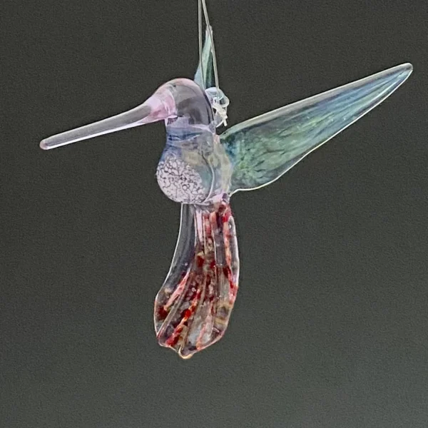 Colorful Glass Hummingbird