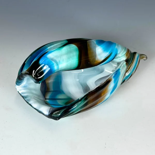 Colorful Glass Seashell