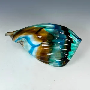 Colorful Glass Seashell