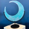 Dichroic Glass Crystal Moon