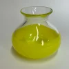 Encalmo Vase in Yellow and Clear