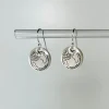 Glass Float Project Sterling Silver Earrings