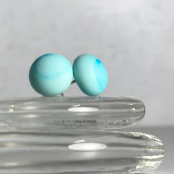 Glass Stud Earrings