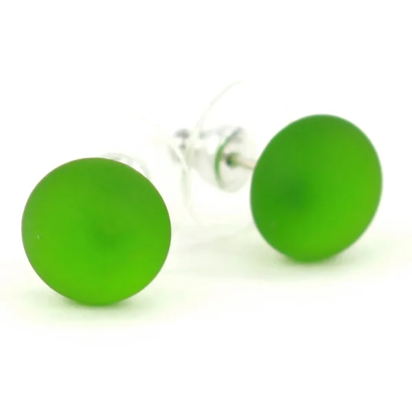 Glass Stud Earrings