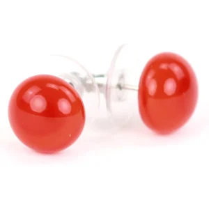 Glass Stud Earrings