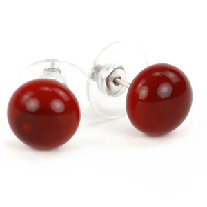 Glass Stud Earrings