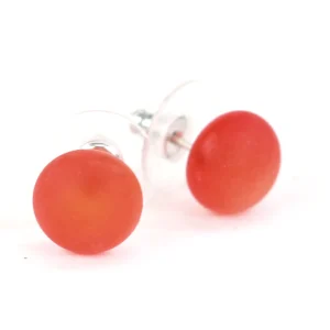 Glass Stud Earrings