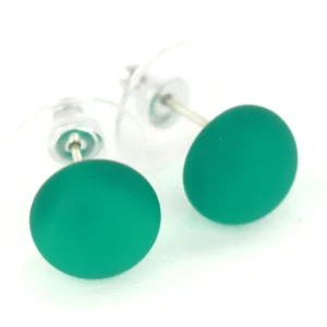 Glass Stud Earrings