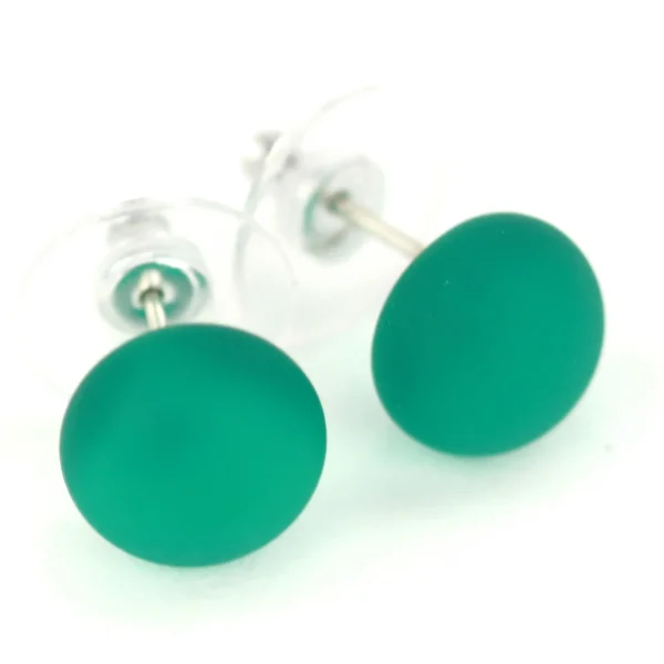 Glass Stud Earrings