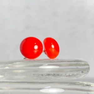 Glass Stud Earrings