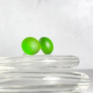 Glass Stud Earrings