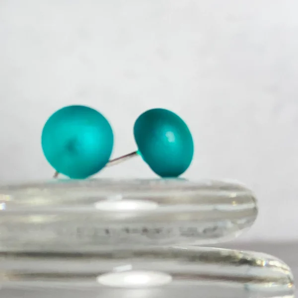 Glass Stud Earrings