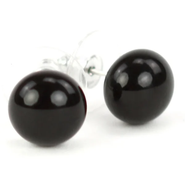 Glass Stud Earrings