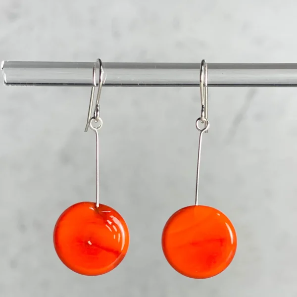 Glass Tab Earrings