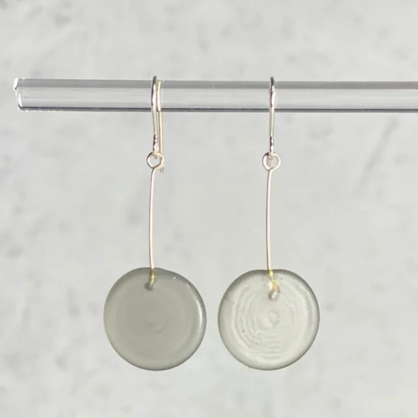 Glass Tab Earrings