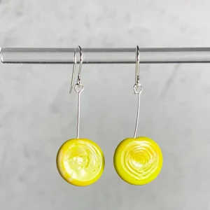 Glass Tab Earrings