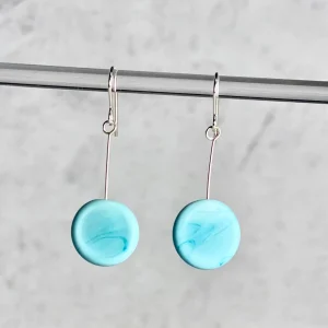 Glass Tab Earrings