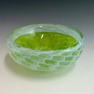 Green and Light Blue Swedish Bowl