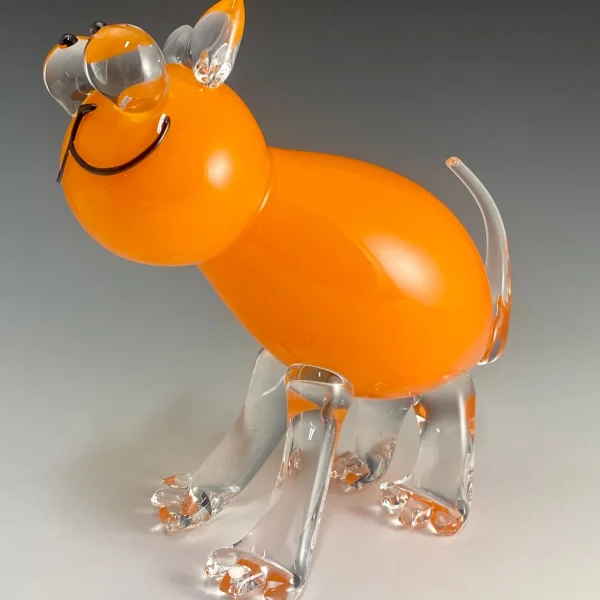 Handblown Glass Cat