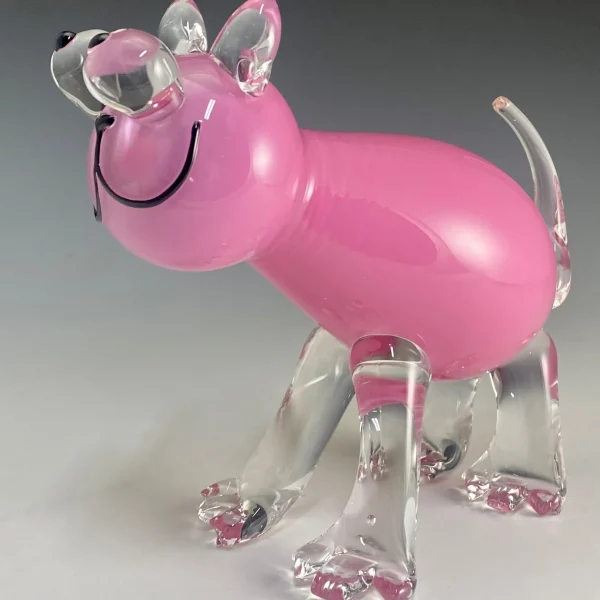 Handblown Glass Cat