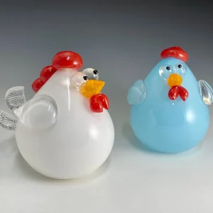 Handblown Glass Chicken