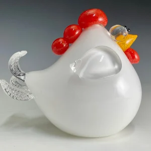 Handblown Glass Chicken