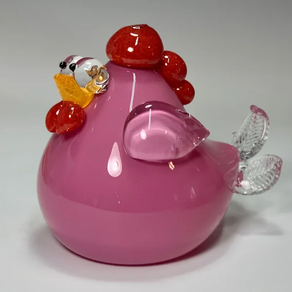 Handblown Glass Chicken