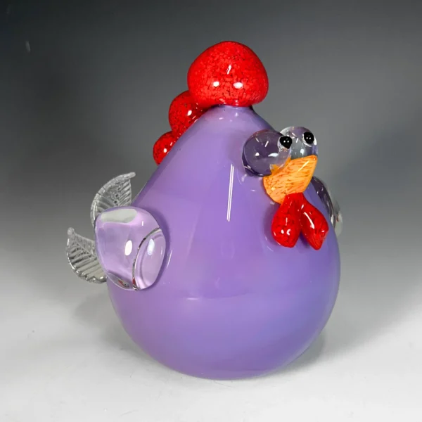 Handblown Glass Chicken