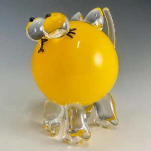 Handblown Glass Kitten