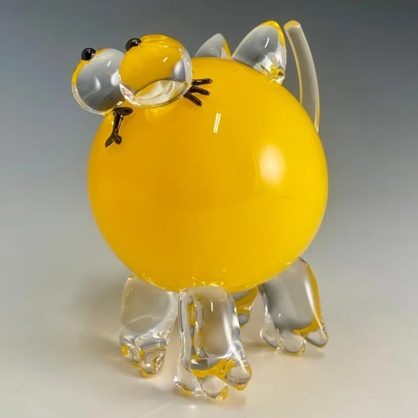 Handblown Glass Kitten