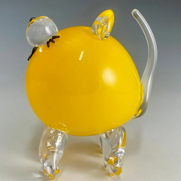 Handblown Glass Kitten