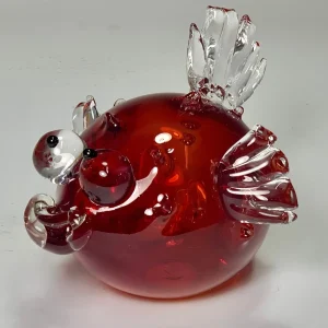 Handblown Glass Puffer Fish