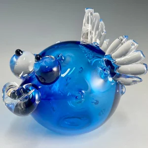 Handblown Glass Puffer Fish