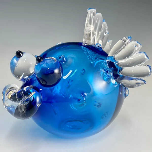 Handblown Glass Puffer Fish