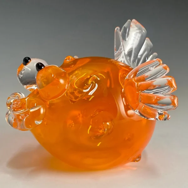 Handblown Glass Puffer Fish