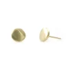 14k Disc Post Earrings