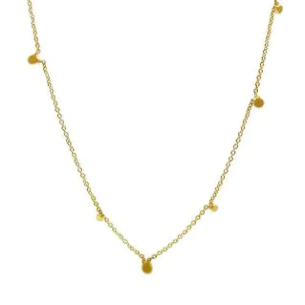 14k Random Itty Bitty Necklace 18"