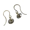 14k Yellow Gold Labradorite Drop Earrings