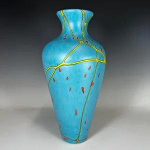 Large Amphora Chrysocolla Vase