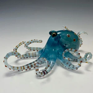 Large Glass Octopus