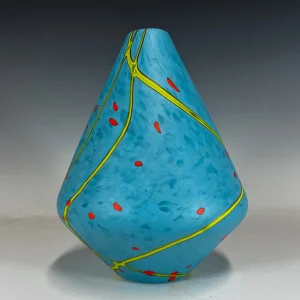 Medium Arrowhead Chrysocolla Vase