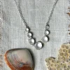 Medium Sterling Silver Gradient Necklace