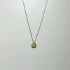 Palace Pendant with 10 pt. Diamond 18k Gold Necklace